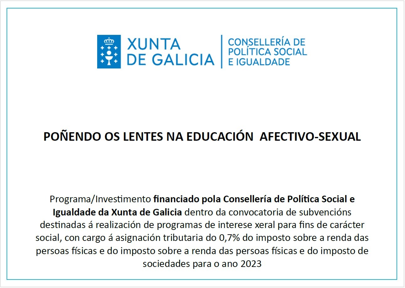 Poñendo os lentes na educación afectivo-sexual